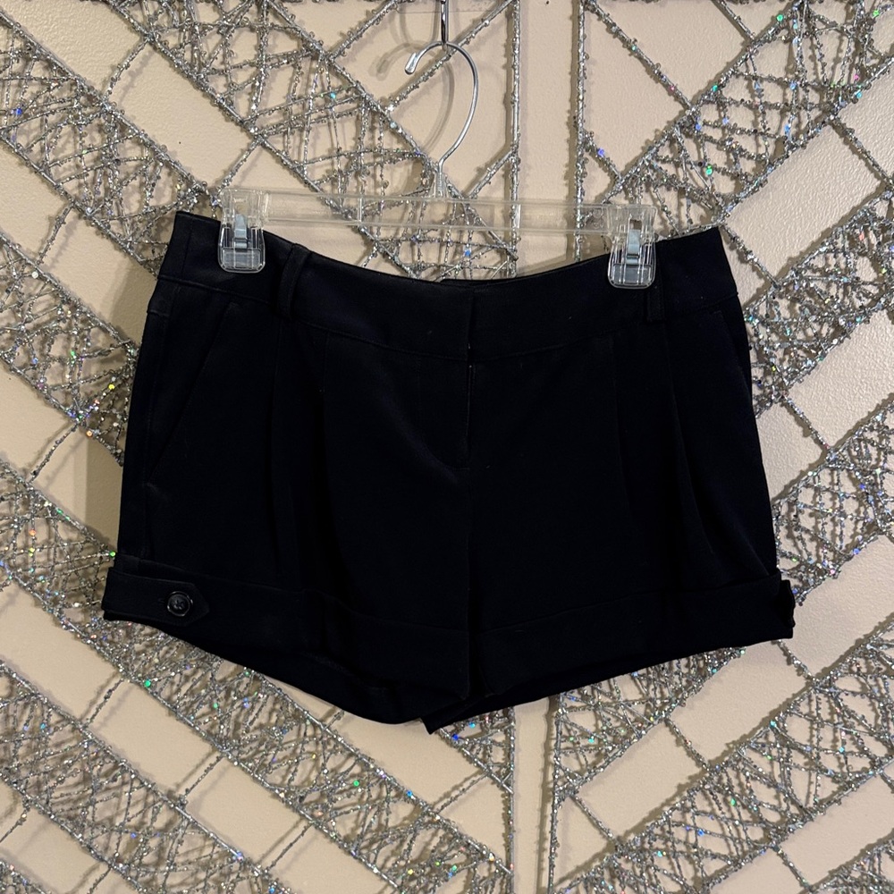 Mixit Women's High Waist Black Shorts